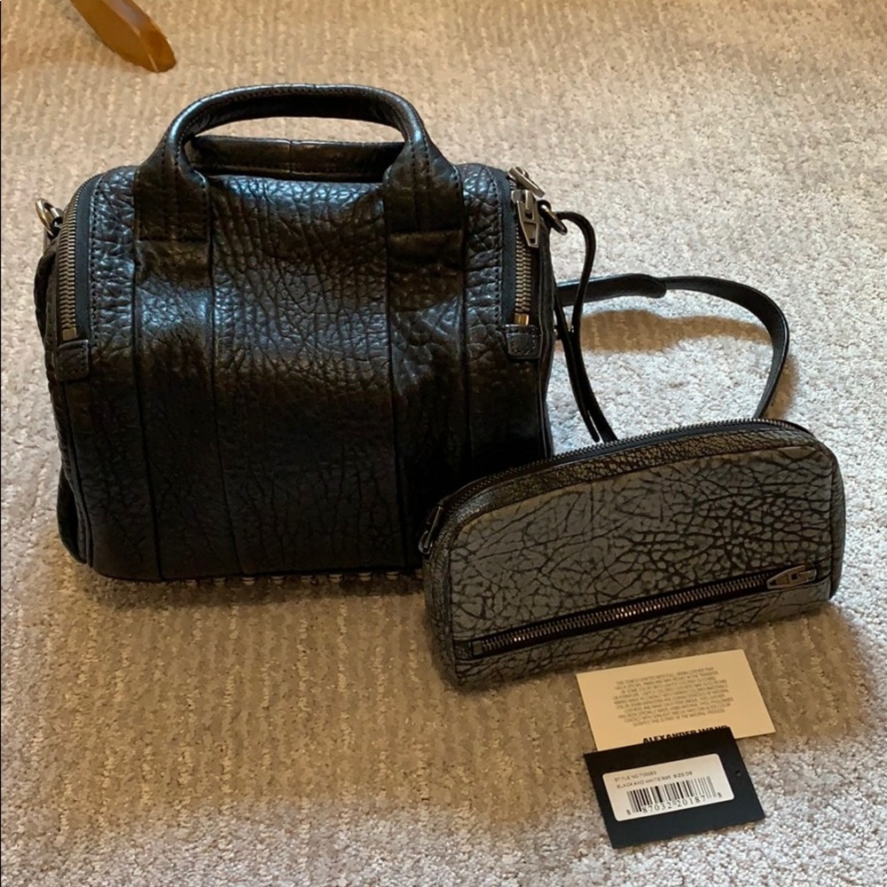 Alexander Wang “Rocky” Leather Bag and Wallet Set